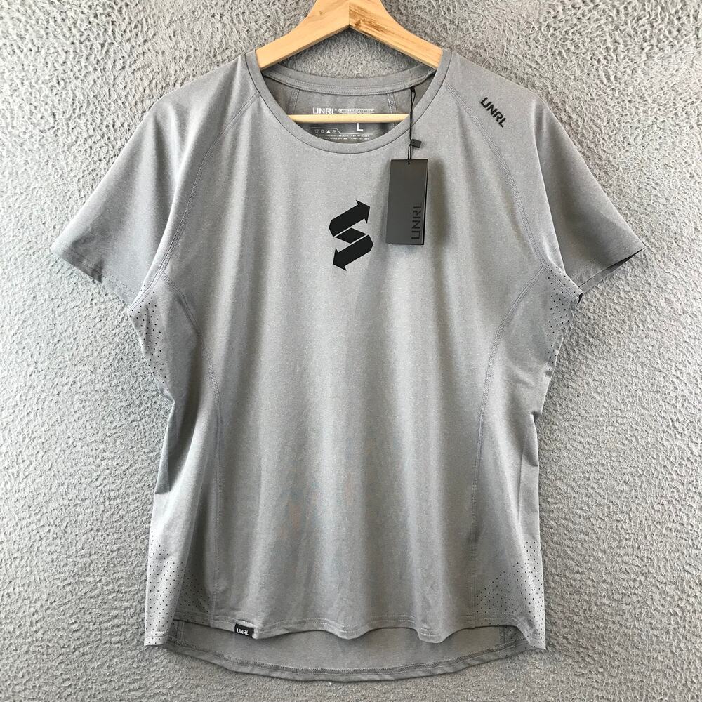 New UNRL Women's T-Shirt L Stride Collection Athletic‎ Gray